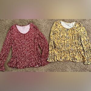 2 Girls Art Class Tops Size 14/16